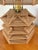 Midcentury Folk Art Popsicle Stick Lamp - Rewired For Sale - Image 4 of 11