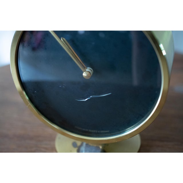 Howard Miller 1960s Howard Miller Mid-Century Modern Clock For Sale - Image 4 of 9