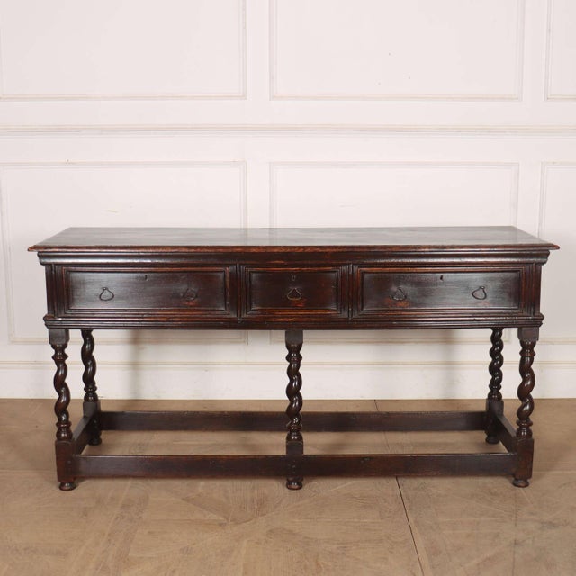 Early 18th Century English Oak Dresser Base For Sale - Image 10 of 10