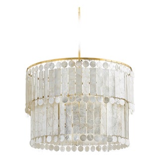 Mitzi Melisa 24 in. 6 Light Chandelier in Aged Brass Finish For Sale