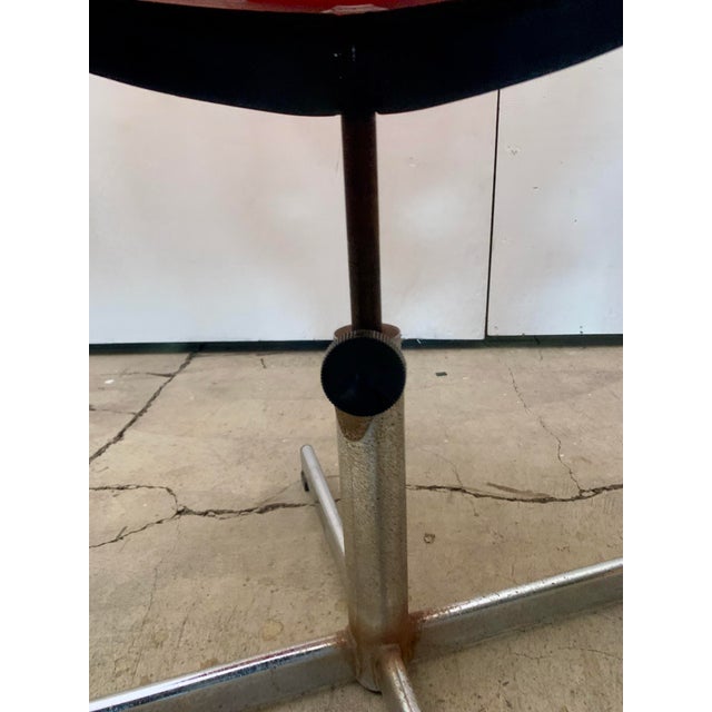 Plastic A Pair of Swedish Overman Office Swivel Chair in Red by Svante Schöblom, 1970s For Sale - Image 7 of 10