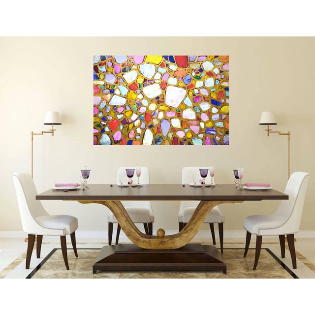 Stones in Gold 3.Original Contemporary Painting by Iryna Kastsova For Sale - Image 10 of 12