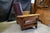 Burgundy Late 19th Century Antique Streit Mission Craftsman Quartersawn Oak Morris Library Lounge Arm Chair For Sale - Image 8 of 12