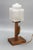 Art Deco Wooden and Frosted Glass Table Lamp with a Woodpecker, 1930s For Sale - Image 10 of 18
