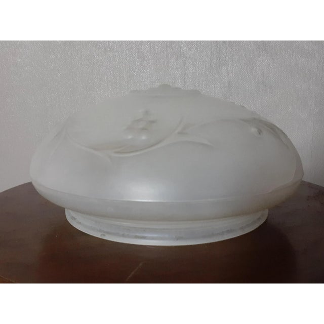 1950s Floral Light Fixture For Sale - Image 4 of 11