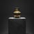Brown Handmade Ceramic Ata Vase (30cm) Anatolian Golden Fields and Turquoise Rim For Sale - Image 8 of 8