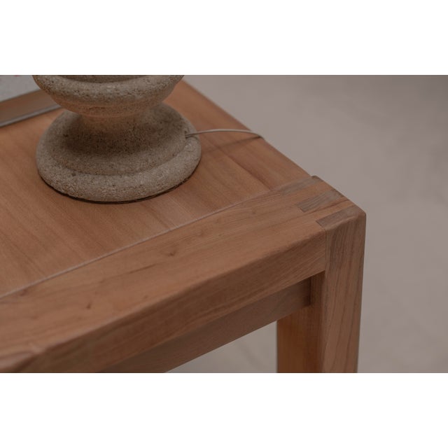 French Elm Desk Set from Maison Regain, 1970s, Set of 2 For Sale - Image 6 of 16