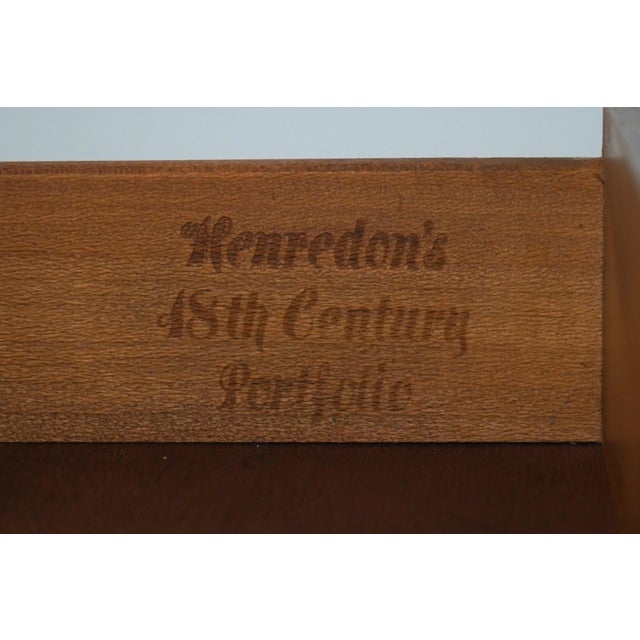 Henredon 18th Century Portfolio Flip Top Bar Cabinet For Sale - Image 18 of 18