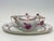 Pink Porcelain Apponyi Tea Set from Herend Hungary, 1960s, Set of 4 For Sale - Image 3 of 14