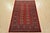 Tribal Bokhara Rug 4’2” X 6’2” Red Wool Tribal Hand-Knotted Oriental Carpet For Sale - Image 3 of 11