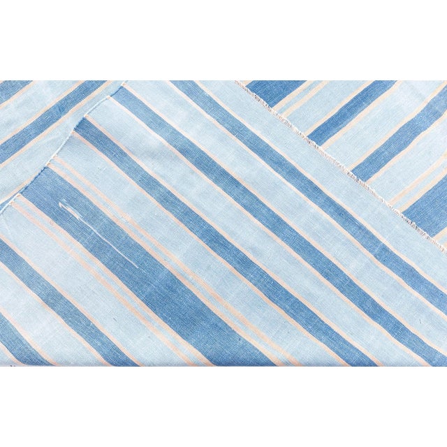 Mid-Century Modern Vintage Indian Dhurrie Rug Doris Leslie Blau For Sale - Image 3 of 11