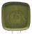 Vietri Cucina Fresca Lime Verde 12.75" Square Platter, Handcrafted in Italy For Sale