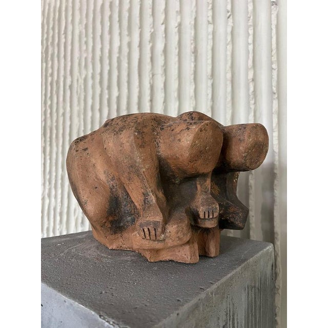 Ceramic Terracotta Figurative Sculpture, 1969 For Sale - Image 7 of 8