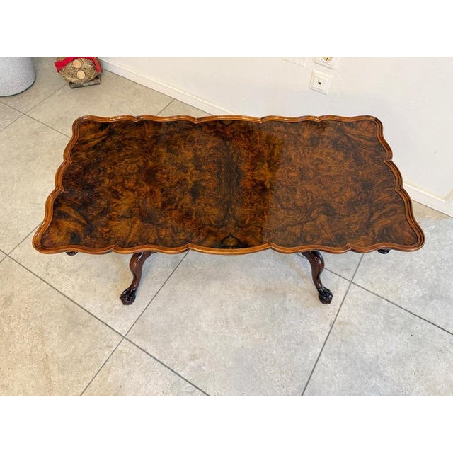 Brown Chippendale Coffee Table, 1890s For Sale - Image 8 of 10