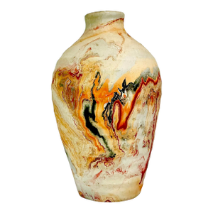 1970s Vintage Americana Southwestern Boho Chic Nemadji Studio Pottery Vase