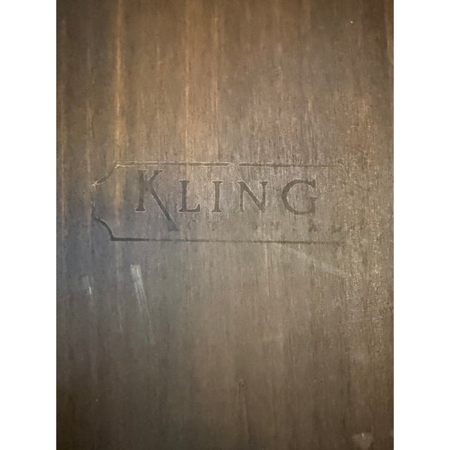 Mid-Century Modern 1970s Kling Folk Painted Side Table For Sale - Image 3 of 10