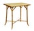 Brown Bamboo and Hesian Side Table, 1920s For Sale - Image 8 of 8