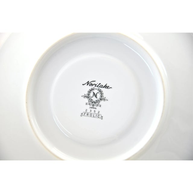 Noritake Mid 20th Century Noritake Floral Bowl & Tray, 2 Pieces For Sale - Image 4 of 4