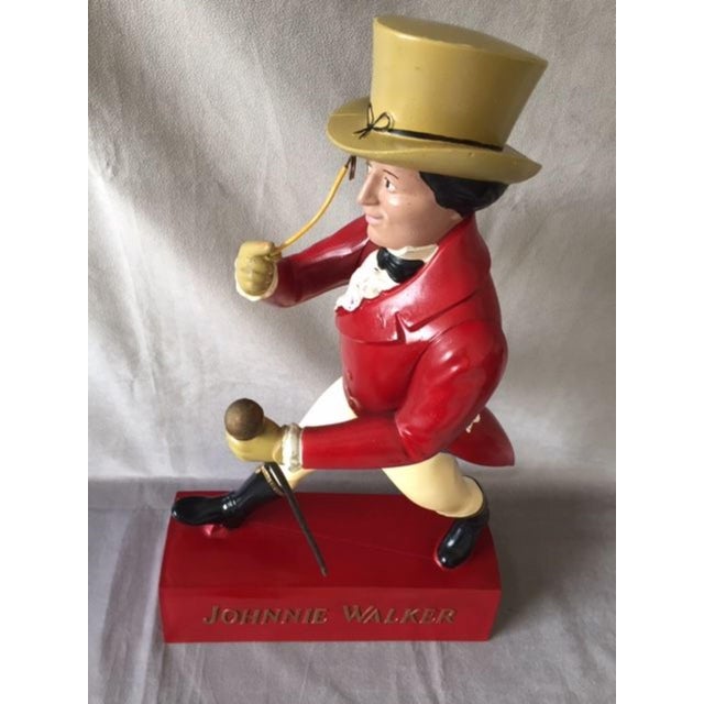 Large Vintage Advertising Figure of Johnnie Walker fhe Dandy