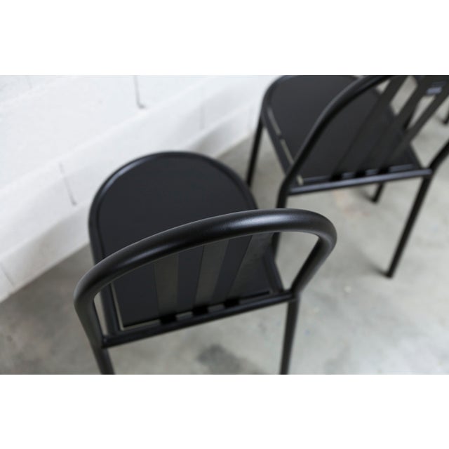 222 Model Chairs by Robert Mallet Stevens, 1980, Set of 6 For Sale - Image 13 of 18