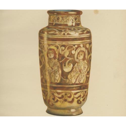Late 19th Century Henry Wallis Lustreware Albarello, 1899, Chromolithograph For Sale - Image 5 of 9