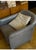 Rustic European 1990s Leather Club Chair and Ottoman From Retired Restoration Hardware Collection For Sale - Image 3 of 3