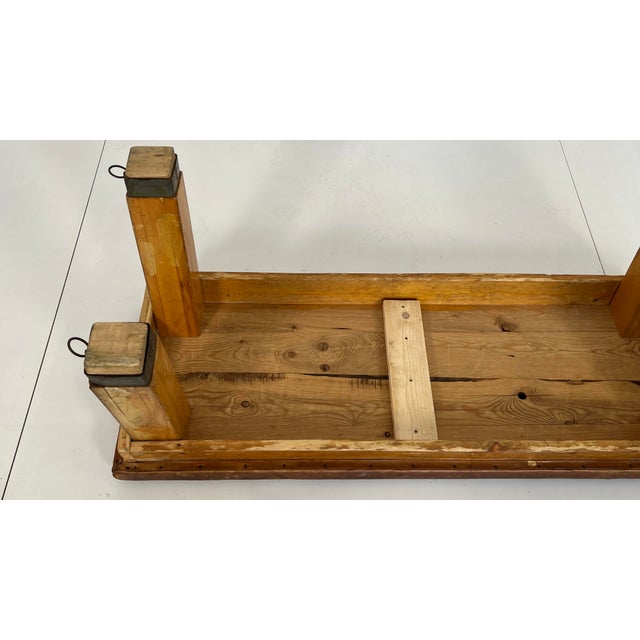 Vintage Gymnastic Bench, 1940s For Sale - Image 5 of 9