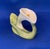 Vintage Bone China Napkin Holder Rings, Calla Lily Shape, Pia, Philippines, Set of 6 For Sale - Image 11 of 16
