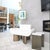 Ludie Irregular Shape Side Table with Marble Top For Sale - Image 4 of 6