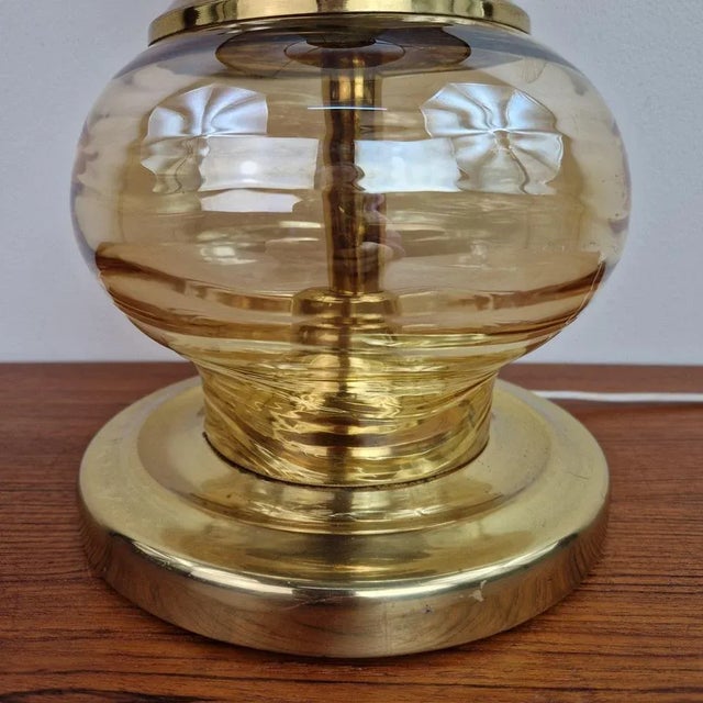 Glass Table Lamp from Doria, 1960s For Sale - Image 10 of 11