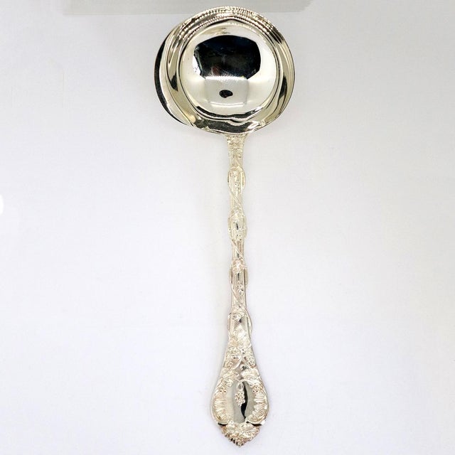 French Odiot Demidoff .950 Sterling Silver Cream Ladle For Sale In Denver - Image 6 of 8