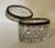 Early 20th Century French Cut Crystal Oval Hinged Glass Box For Sale - Image 10 of 13