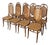 Vintage Bentwood and Cane Dining Chairs, Former Yugoslavia, 1970s, Set of 8 For Sale