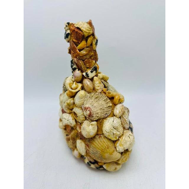 1960s Vintage Shell Art Bottle For Sale - Image 5 of 7