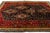 Textile Vintage Shiraz Wool Rug – Hand-Knotted Tribal Medallion Accent Rug in Deep Crimson & Midnight Navy For Sale - Image 7 of 9