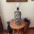 20th Century Modern Brutalist Style Cylinder Shape Iron Lamp Geometric Pattern For Sale - Image 10 of 12