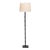 Lauderdale Bamboo Black Floor Lamp For Sale