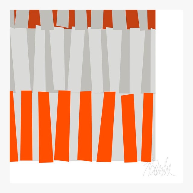 Not Yet Made - Made To Order Color Rhythm in Orange Fine Art Print 16" X 20" by Liz Roache For Sale - Image 5 of 6
