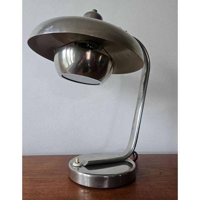 Functionalism Art Deco Bauhaus Chrome Table Lamp by Franta Anyz, 1930s For Sale - Image 11 of 18