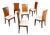 Set of 6 Eliel Saarinen 'Cranbrook' Dining Chairs, Refinished and Reupholstered For Sale