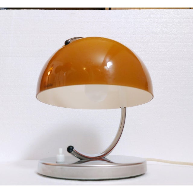 Brown Vintage Wall Table Lamp by Luigi Massoni for Meblo, 1970s For Sale - Image 8 of 18