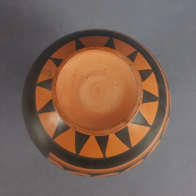 Ceramic Greek Red and Black Terracotta Amphora Vase, 1950s For Sale - Image 7 of 10