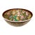 Large Chinese Hand Painted Porcelain Floral Centerpiece Bowl For Sale