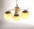 Bauhaus Art Deco Bauhaus Nickel Plated Chandelier with Opaline Glass, 1930s For Sale - Image 3 of 9