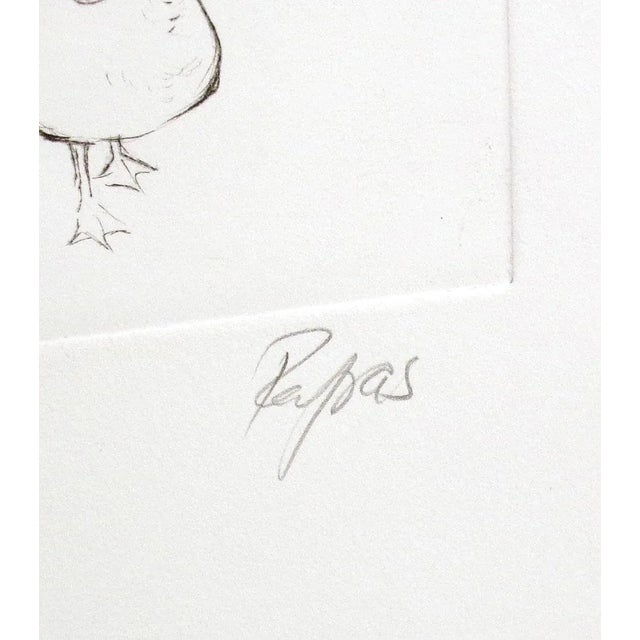 1980s William Papas "Snowbirds" Hand Colored Signed Limited Ed. Etching Camping Rv For Sale - Image 5 of 5