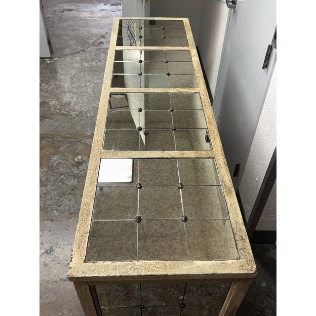2010s Hooker Furniture Mélange DeVera Mirrored Console For Sale - Image 5 of 12