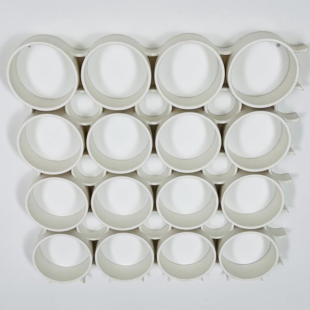 Space Age White Plastic Wall or Ceiling Panels System, Switzerland, 1970s For Sale - Image 6 of 11
