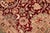 Shabby Chic Floral 1990's Pak-Persian Maroon/Green Wool Rug - 6'1'' X 9'0'' For Sale - Image 3 of 9