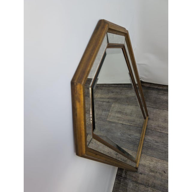 Mirror with Gilded Wood Frame For Sale - Image 9 of 15