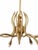 Mid-Century Modern Large Brass Spider 10-Light Chandelier attributed to Oscar Torlasco for Lumi, Italy, 1950s For Sale - Image 3 of 10